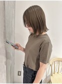 YOKE 切りっぱなしボブ結べるボブ外ハネミルクティーベージュ