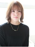 〔genesis〕顔周りレイヤーがポイント♪ナチュラルミディアム