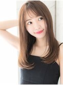 エラ張り/面長/クセ毛/簡単スタイリングレイヤーロング