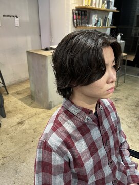 ザデイトウキョウ 表参道 青山(THE DAY TOKYO) ミディアムパーマ/メンズカット