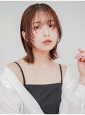 耳掛けシースルーボブ