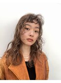 レイヤーが可愛い◎カーリーパーマ