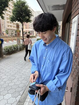 ハマモト メンズパーマ