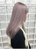 渋谷ミルクティーベージュハイトーンカラーヘーゼルベージュ30代