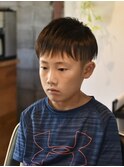 夏髪ショートキッズマッシュ【キッズカット/メンズ/倉敷/中島】