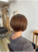 小顔ボブ白髪染め髪質改善40代50代酸性ストレート清須新清洲