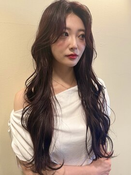 スイヘアデザイン 久留米(suii.. hair design) ロング/レイヤー/ピンクブラウン/NOBU