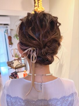 シニヨンアレンジ