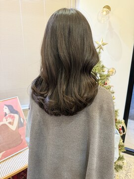 ヘアーアイスカルテット(HAIR ICI QUARTET) ◎20代30代冬カラーグレージュレイヤーロング美髪