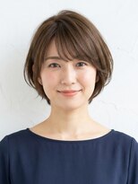 と和 巣鴨 大人可愛い小顔ショート/ひし形シルエット/丸みショート
