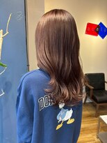 アカラ(acala)&nbsp;ピンクグレージュセミロング【20代30代40代/イルミナカラー】