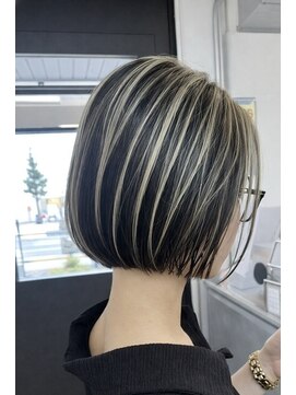 ククル ヘアー(cucule Hair) コントラストハイライト風カラー