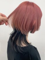 ヘアー オーパス(hair OPUS)&nbsp;カシスピンクのウルフスタイル