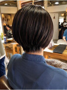 リノア(LINOA) 30代40代50代小顔ショートボブ丸みショートカット