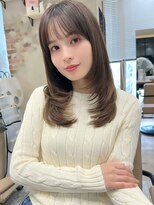 アフロート ルヴア(AFLOAT RUVUA)&nbsp;あむstyle 小顔なお顔周りがかわいいレイヤーカット　20代30代