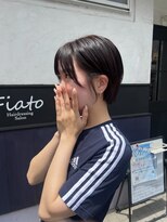 フィアート ヘアドレッシング サロン(Fiato Hairdressing Salon)&nbsp;耳掛けショートボブ