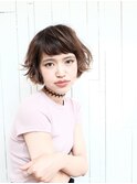 【Tsunariga】 オン眉くせ毛風フレンチショート