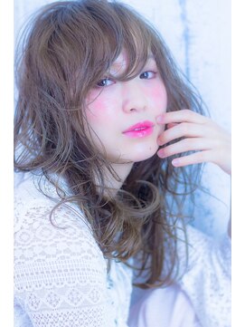 ミシェリー(misherry) ☆濡れ髪×濡れメイク ミルクティーカラー☆ カオリーカール☆