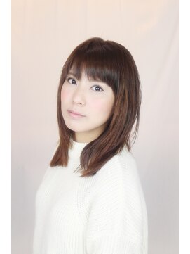 ボージュ (VOSGES) 髪質改善マジックストレートで造るナチュラルラウンドレイヤー