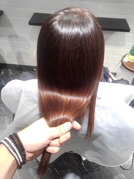 エイモアヘアサロン(A more hair salon) 【縮毛矯正】+【ダメージ補修トリートメント】