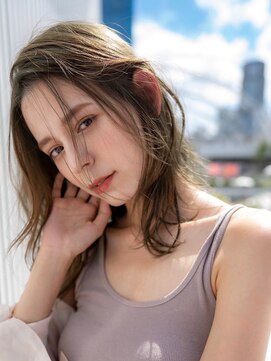 ハバナ 渋谷(HAVANA) 小顔レイヤー/オリーブカラー/ハイライト/シルバーカラー