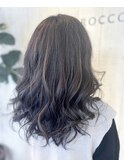 #ハイライト#ホイルワーク#ブルーアッシュ#N.カラー#グレー