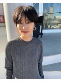 ダークアッシュ×クールショート【middle daikanyama】丸岡奈央
