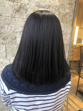 ウノプリール 京橋店(uno pulir) 【秋野弘幸】アッシュブラック セミディ