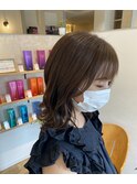 ブリーチなしベージュ