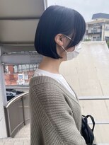 オーシャン(Ocean)&nbsp;［OCEAN Hair&Life 水田成美］トレンド☆ぱっつんミニボブ