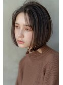 大人ナチュラルショートボブ/大人可愛い/20代30代/髪質改善