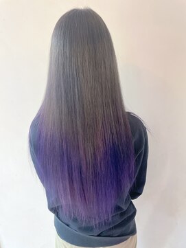 キャンディーエッグ(Candy egg) 原口☆成人式パープルグラデ☆福岡久留米