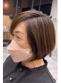 お手入れ簡単ボブ