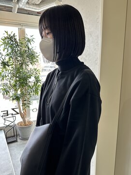 ヘアースタジオゼン アドバンス(hair studio Zen advance) モード切りっぱなしボブ