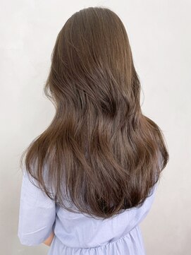 アルバム 新宿(ALBUM SHINJUKU) ロングレイヤーオリーブグレージュ_チョコレート_ba406952