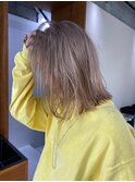 blond hair