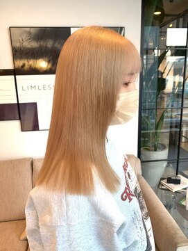 ラヴィズム 松崎店(LUVISM) 10代20代30代ミルクティーベージュダブルカラーケアブリーチ