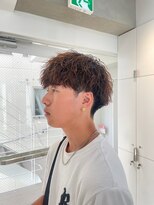 【翁長孝輔】ワイルドなツイストパーマ/メンズツーブロック