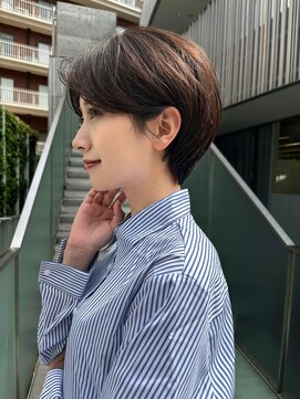 アンバー 池袋(amber) 大人くびれショート[ショートカット/ベージュカラー][池袋駅]