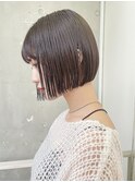 ◎ミニボブ縮毛矯正ショートボブストレートパーマ