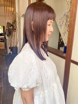 モク 大阪梅田店(MOK) 【こっくり上品カラー】くすみラベンダー