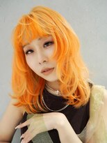 ノイ(noi) 顔周りレイヤーカットグレージュカラーくびれボブベージュカラー