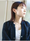 天神【BIRTH】こなれミディイメチェン前髪暖色カラー6