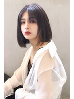 マルフェ 天王寺(marfe)&nbsp;【marfe】髪質改善＿大人ボブ＿黒髪スタイル