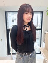 エトレ(etore) 【ブリーチなしダブルカラー】艶髪ロング×バイオレットブラウン