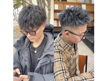 ラドンナ アデッソ(LA.DONNA addesso)の雰囲気（スキンフェード、短髪パーマ、メッシュのオーダーもかなり多い♪）