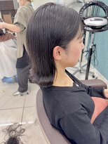 アッシュ 下北沢店(Ash) ばっさりカット外はねボブ