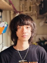 ピエスデシュブー(piece des cheveux) ふんわり束感のマッシュウルフ