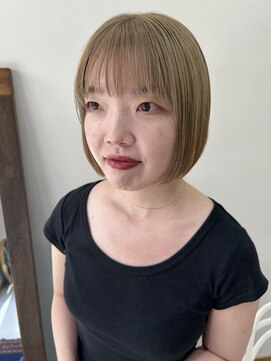 ハレトケ(HALEtoKE) ブロンドカラー/ミニボブ