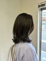 ニール 名古屋 伏見 丸の内(NEELU)&nbsp;【NEELU_take】オリーブグレージュ×ミディアムレイヤー